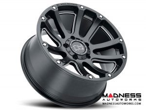 Jeep Custom Wheels (1) - Black Rhino - 18 x 9.5" - Highland - Matte Black w/ Milled Spokes Jeep Custom Wheels (1) - Black Rhino - 18 x 9.5" - Highland - Matte Black w/ Milled Spokes